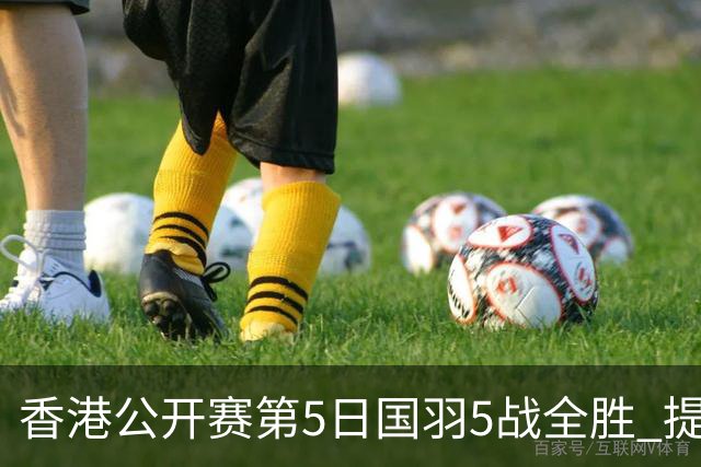 香港公开赛第5日国羽5战全胜 提前包揽混双冠亚军